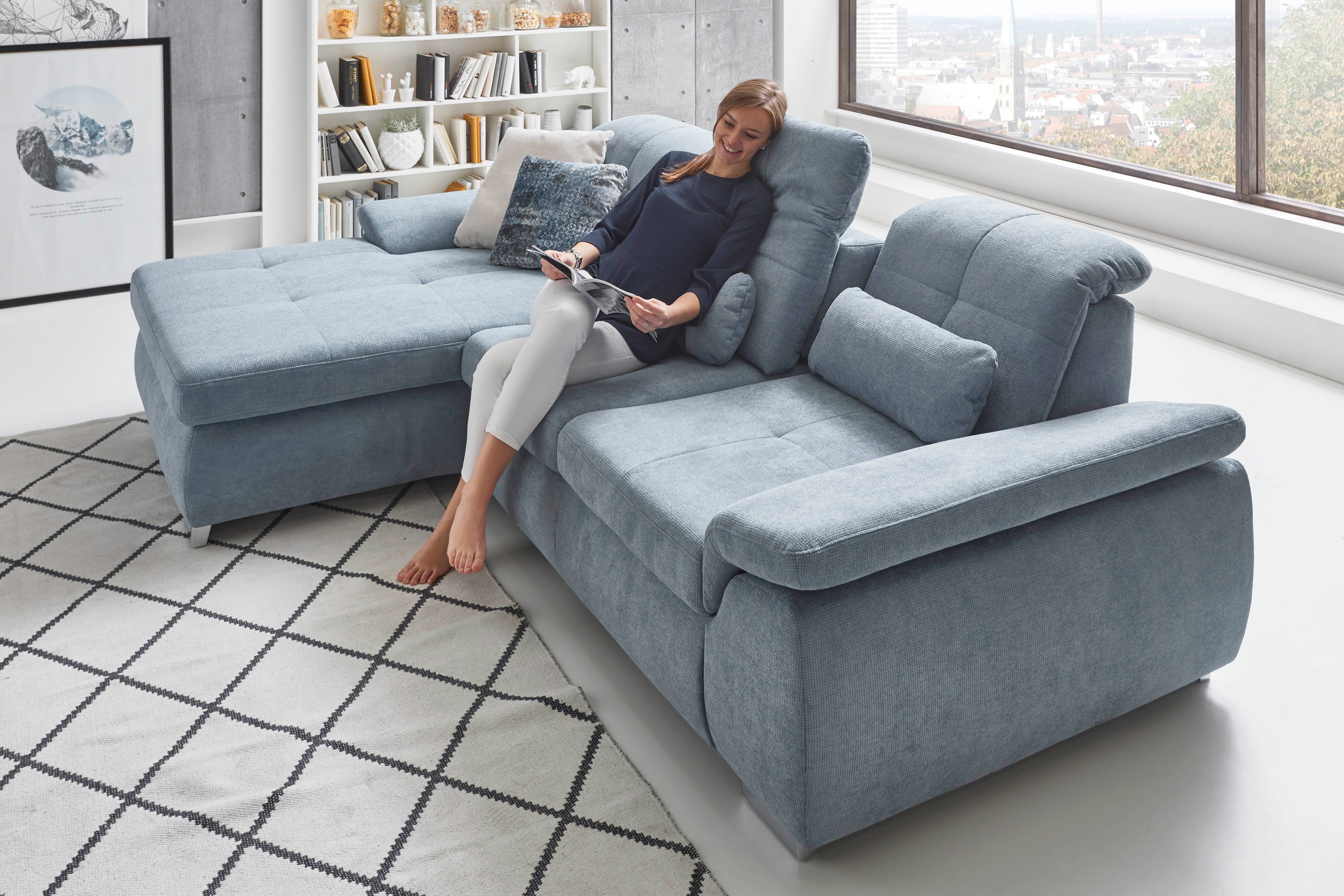 Угловой диван  Антарис  голубой – изображение 10