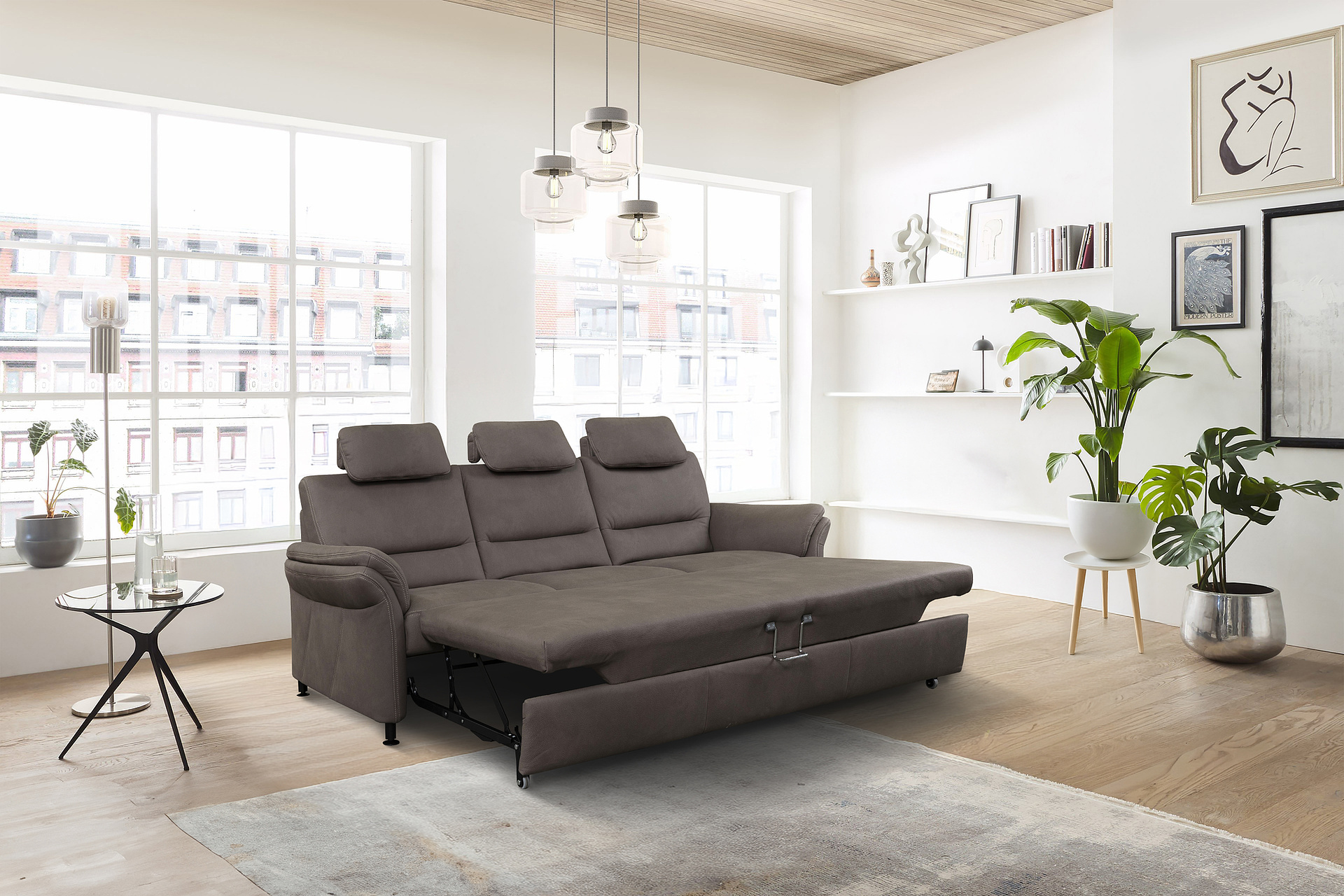 Прямой  диван  Дакота С со спальным местом – изображение 2