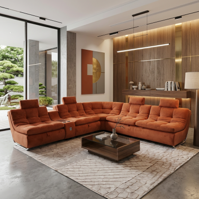 Модульный диван «Лиссабон»  оранж