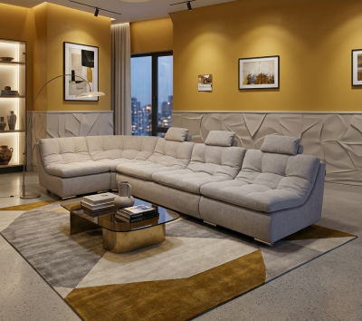 Угловой диван «Лиссабон» Г серый