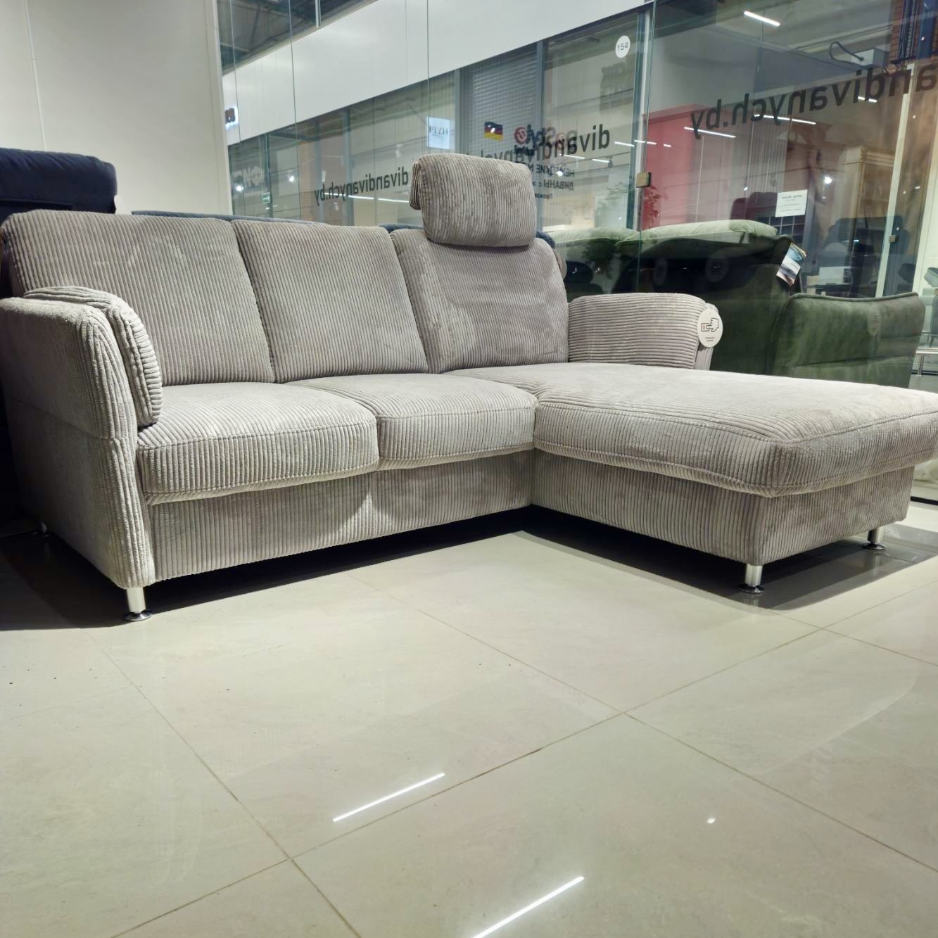 Угловой диван Видар серый – изображение 4