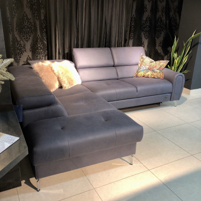 Угловой диван «Мадрид» серый