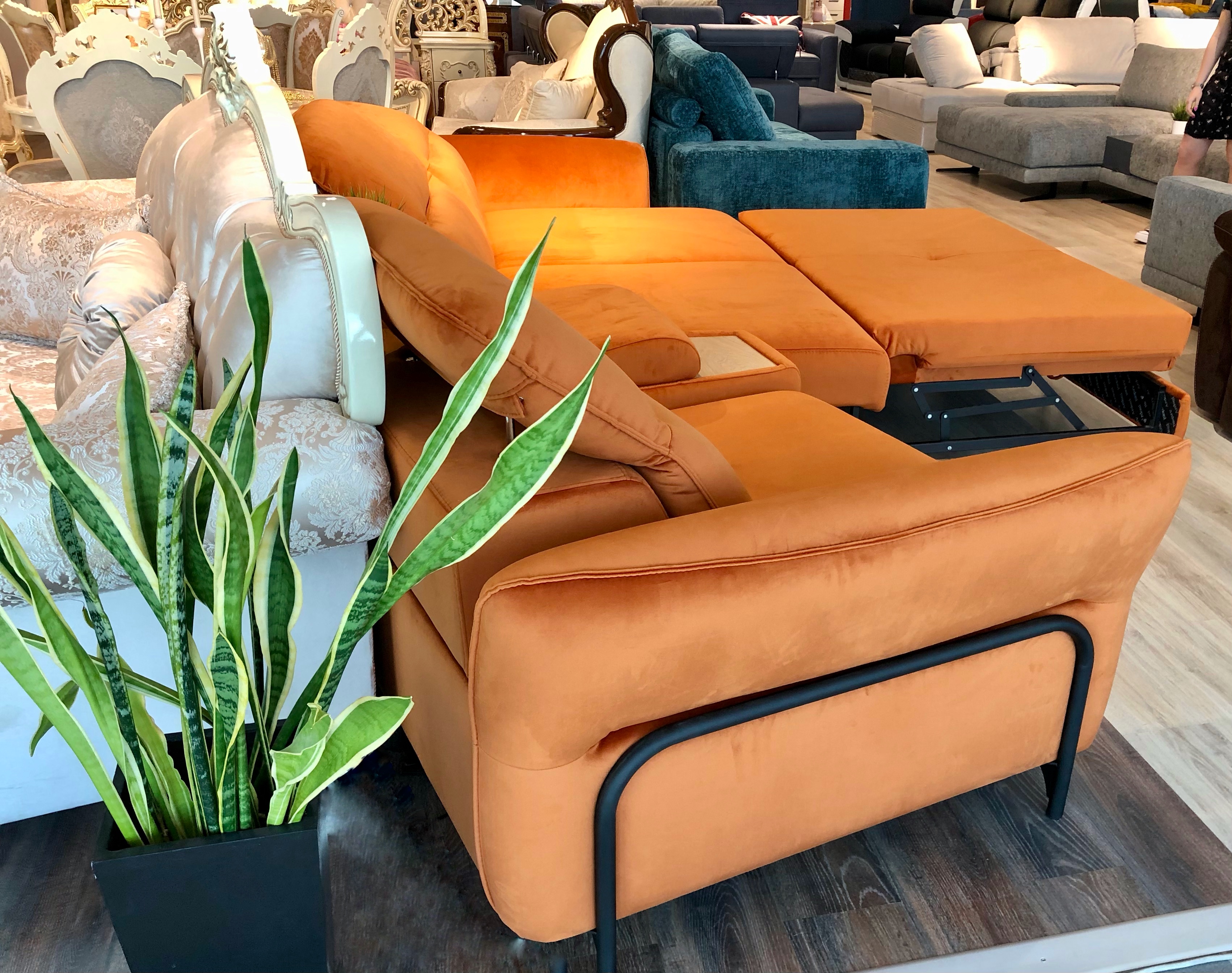 Прямой  диван "Глория" Оранж  – изображение 3