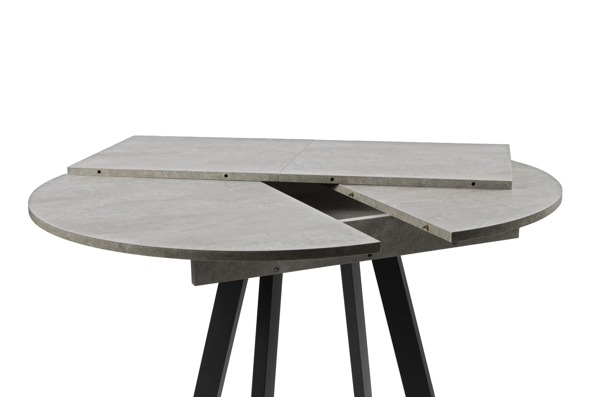 Стол ВВР Элип Камень светлый/черный профиль, ЛДСП – изображение 3