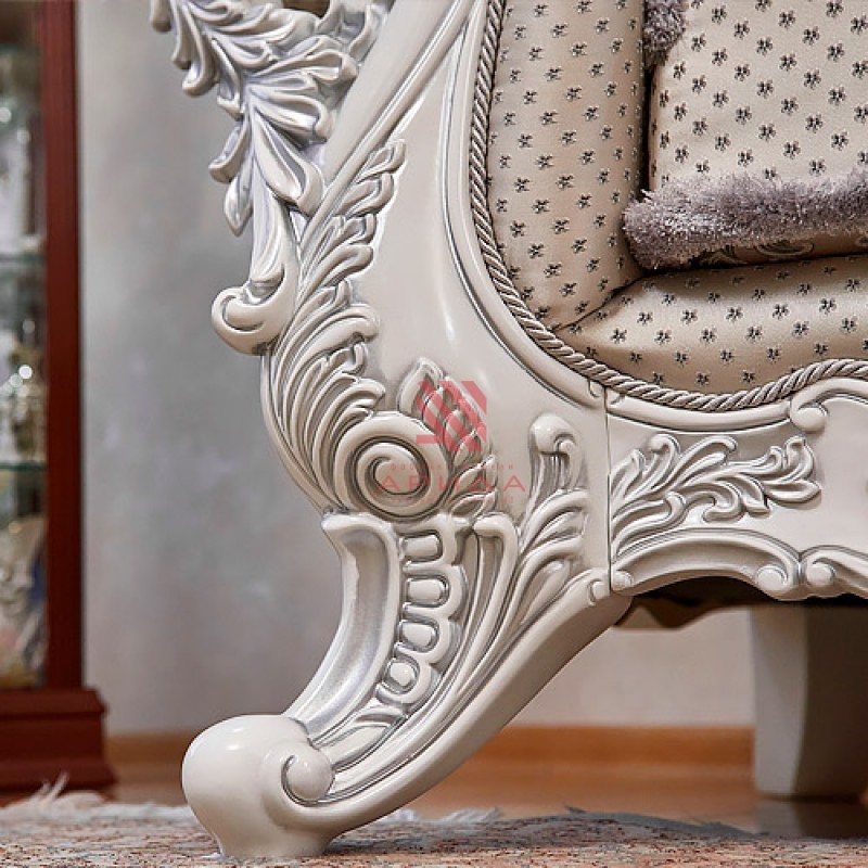 Кресло «Лорд» серебро – изображение 3