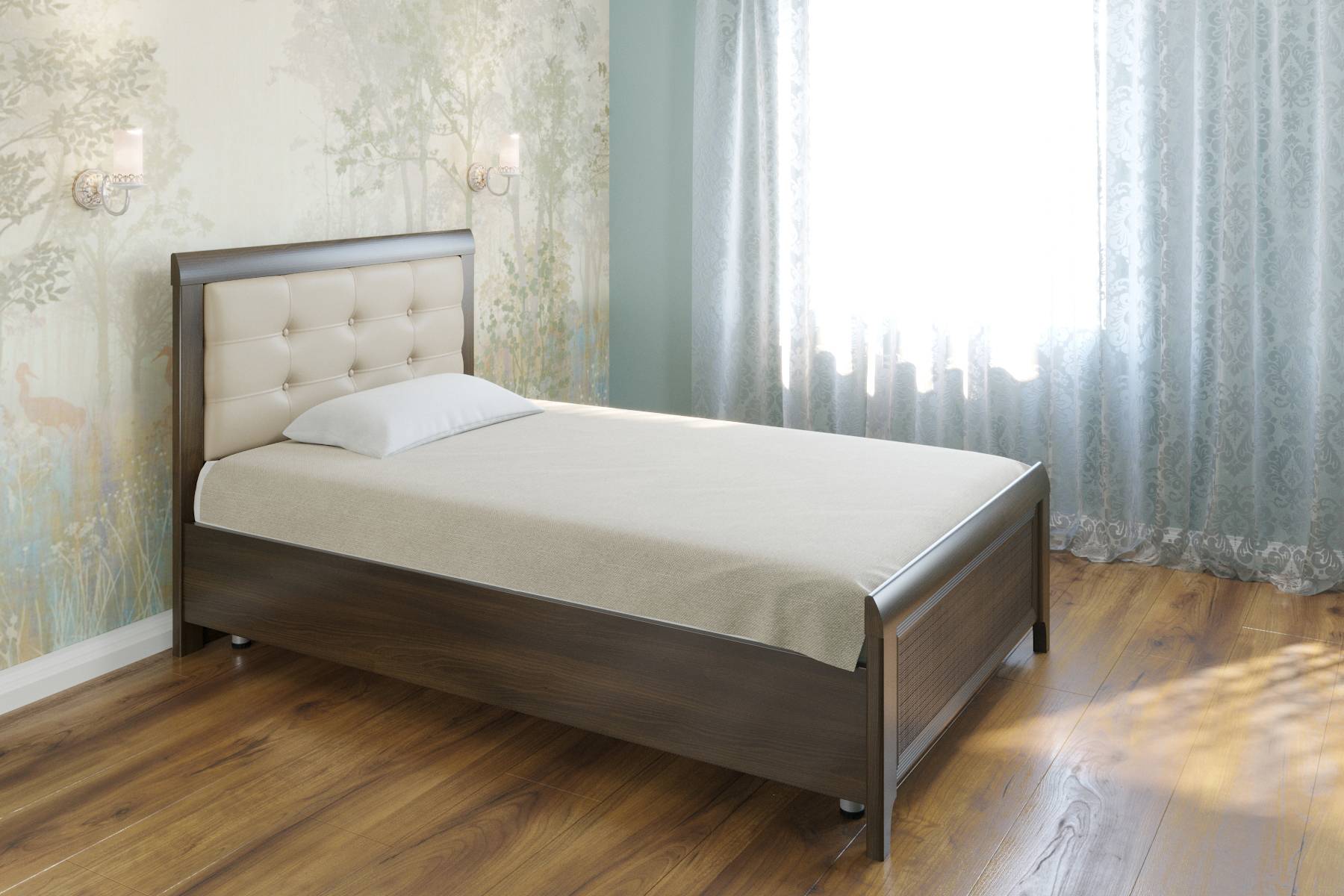 Односпальная кровать (1,2x2,0) КР-2031 – изображение 2