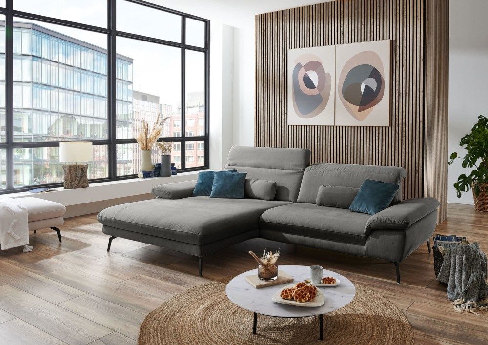 Угловой мягкий  гарнитур  Эмили серый – изображение 5