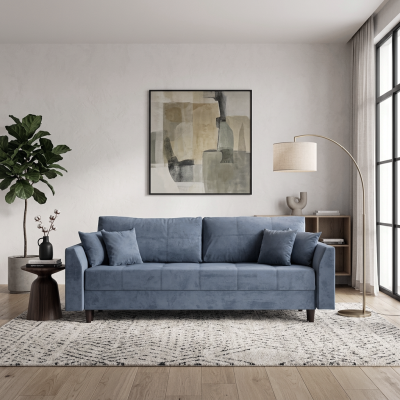  Прямой диван  DAVID NEW. ЦВЕТ NESSY DENIM