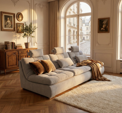 Прямой диван «Лиссабон» серый