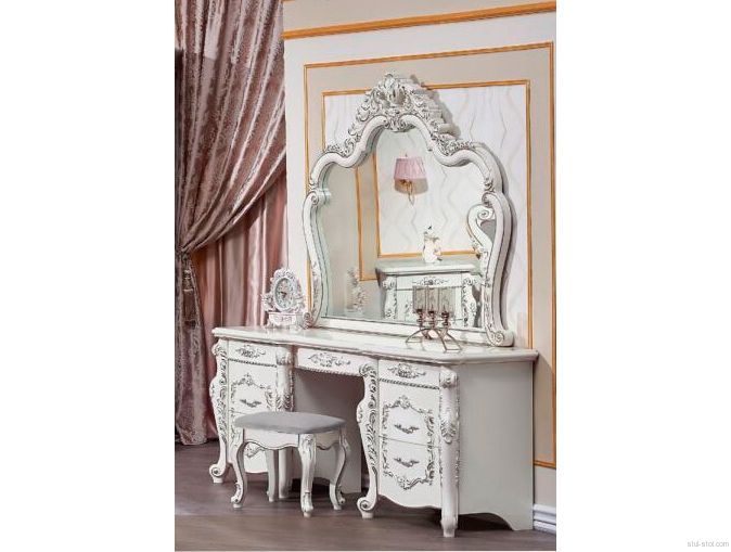Спальня «Венеция» Style 1,8 белая серебро – изображение 3