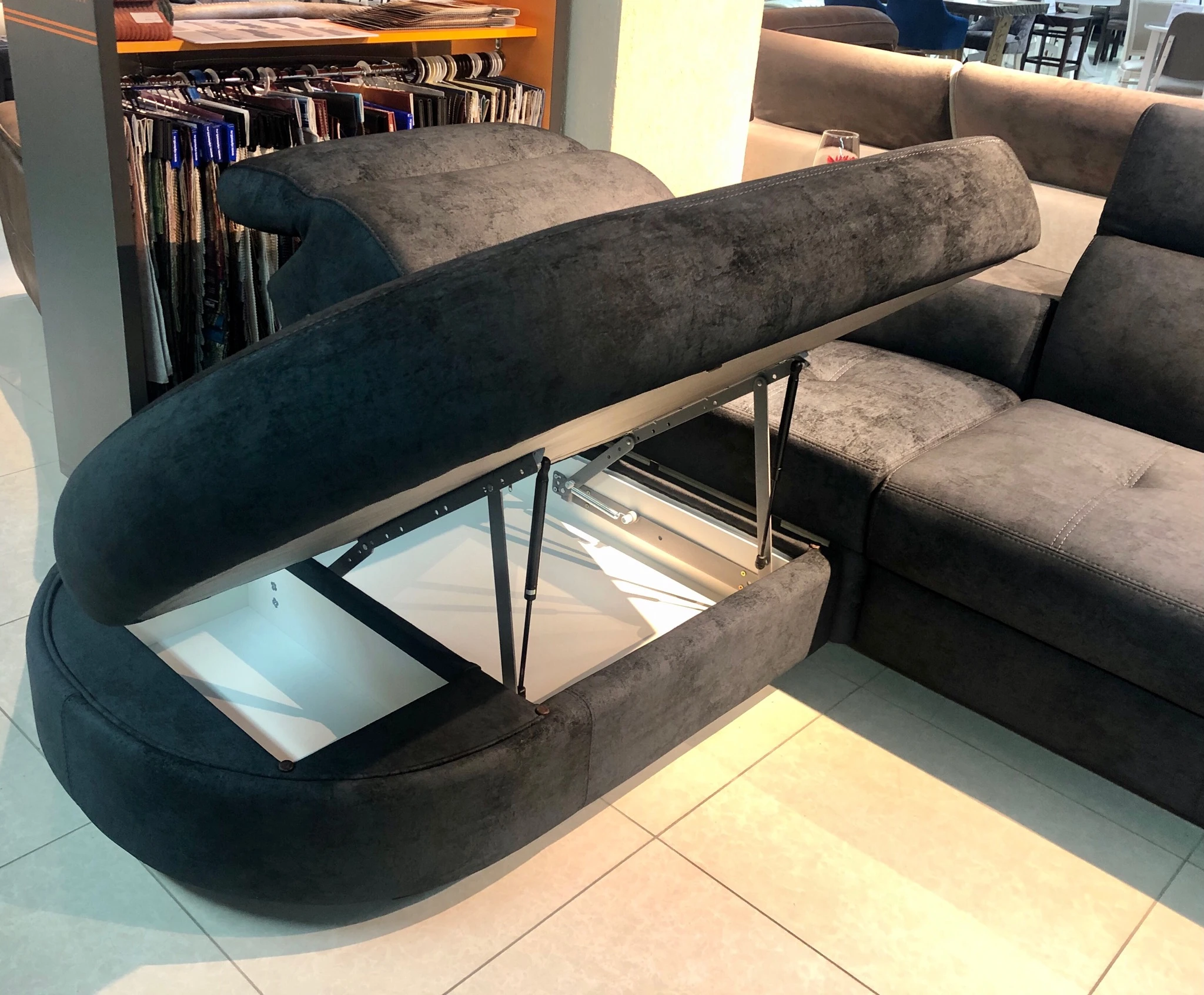Угловой диван «Браво Комфорт» серый – изображение 6