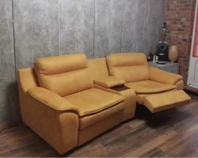 Прямой диван «Новара» реклайнер