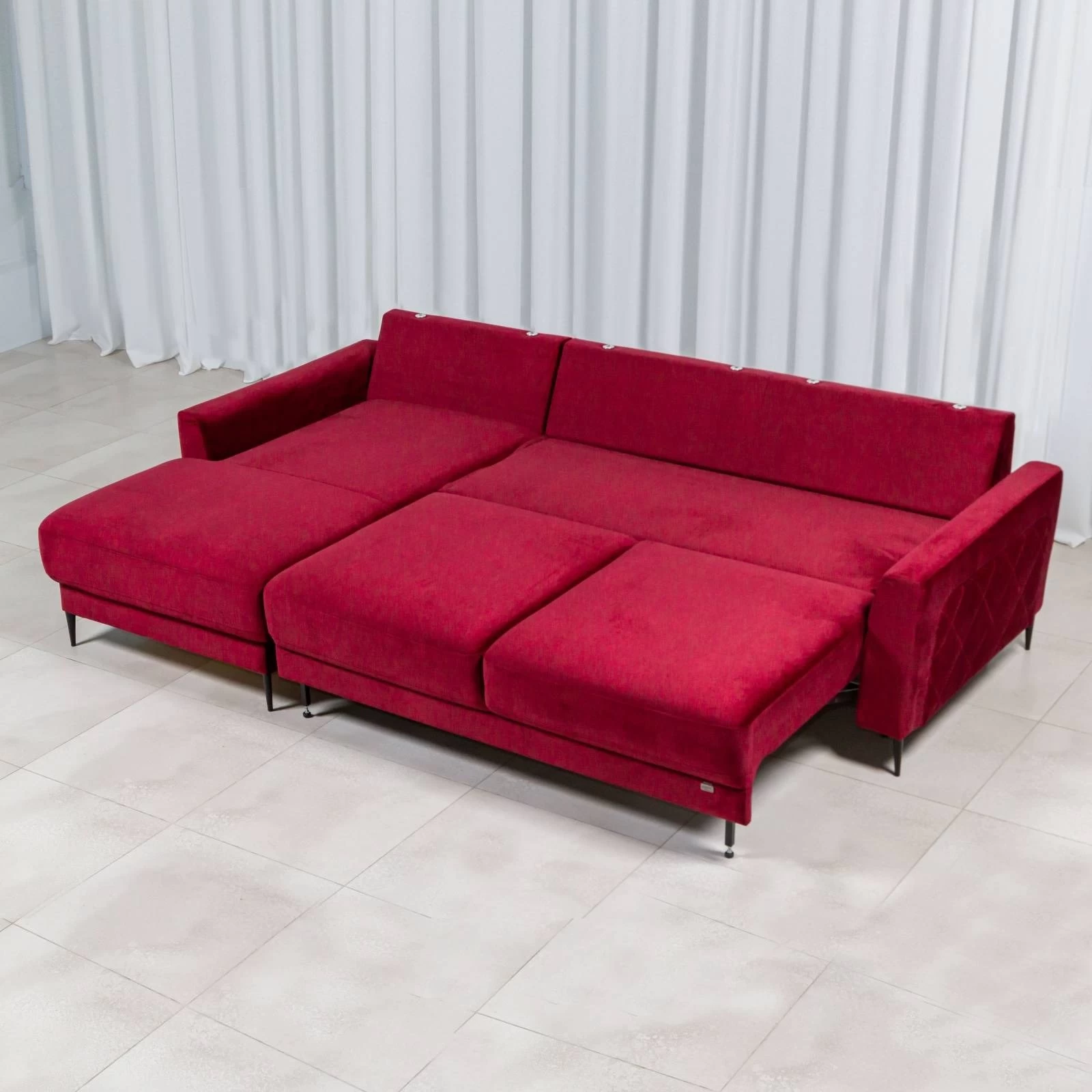 Угловой диван «Нортон» красный – изображение 2