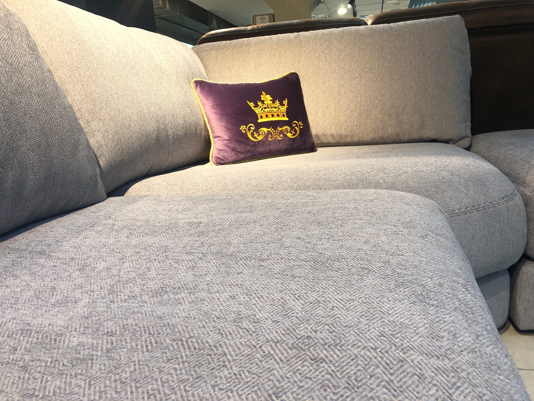 Угловой диван «Парма» серый – изображение 5