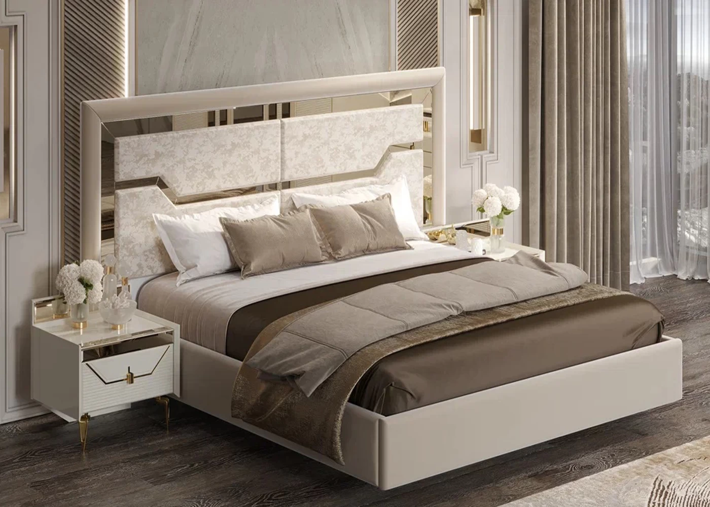 Двуспальная Кровать «Стефани» 180 – изображение 1
