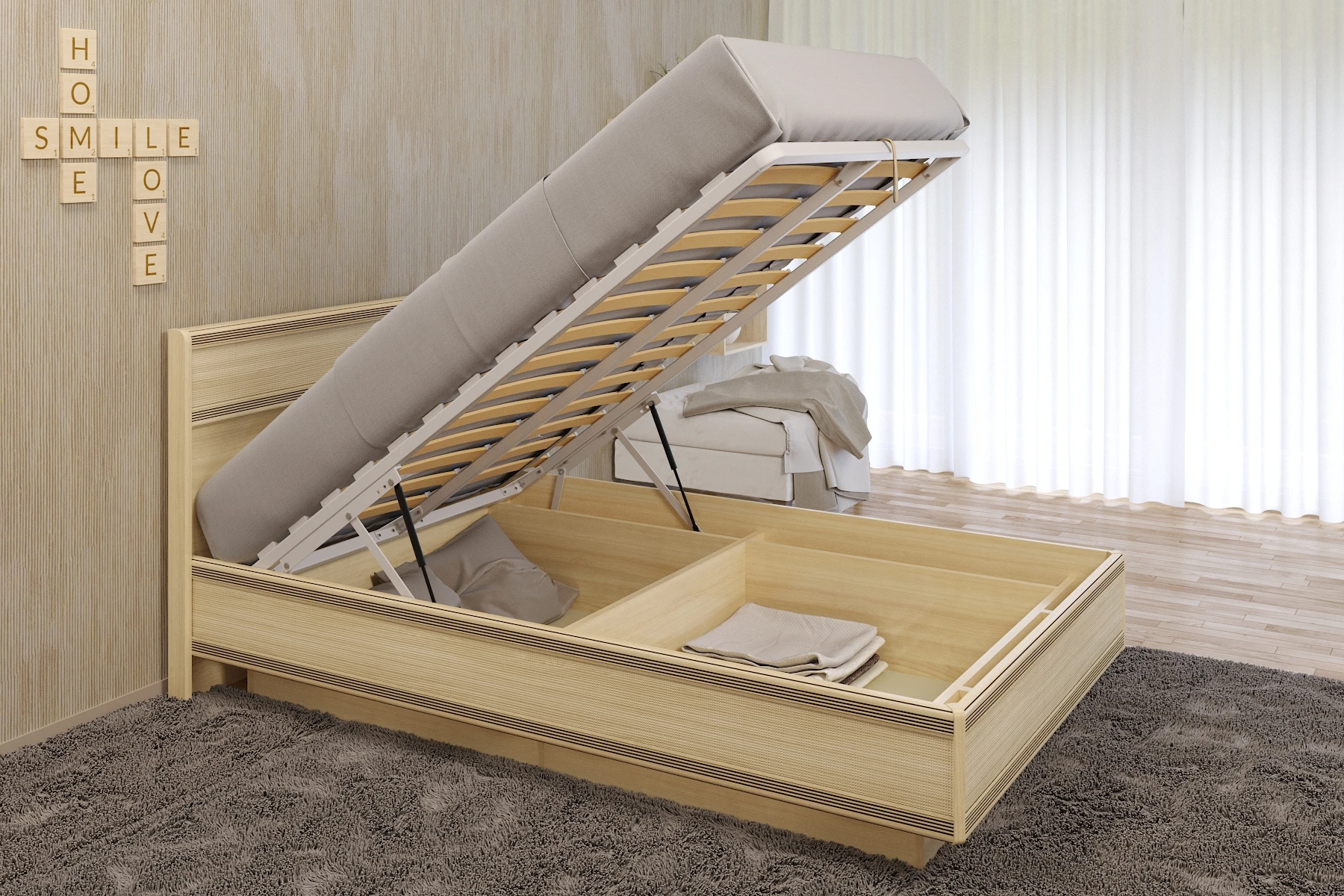 Полуторная кровать (1,4x2,0) КР-1002 – изображение 5