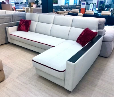 Угловой диван «Браво Комфорт Лайт» серый
