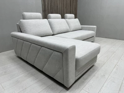 Угловой диван «Верона Люкс» серый