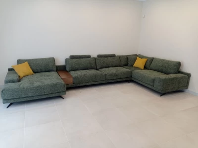 Модульный диван  «Венеция» оливковый