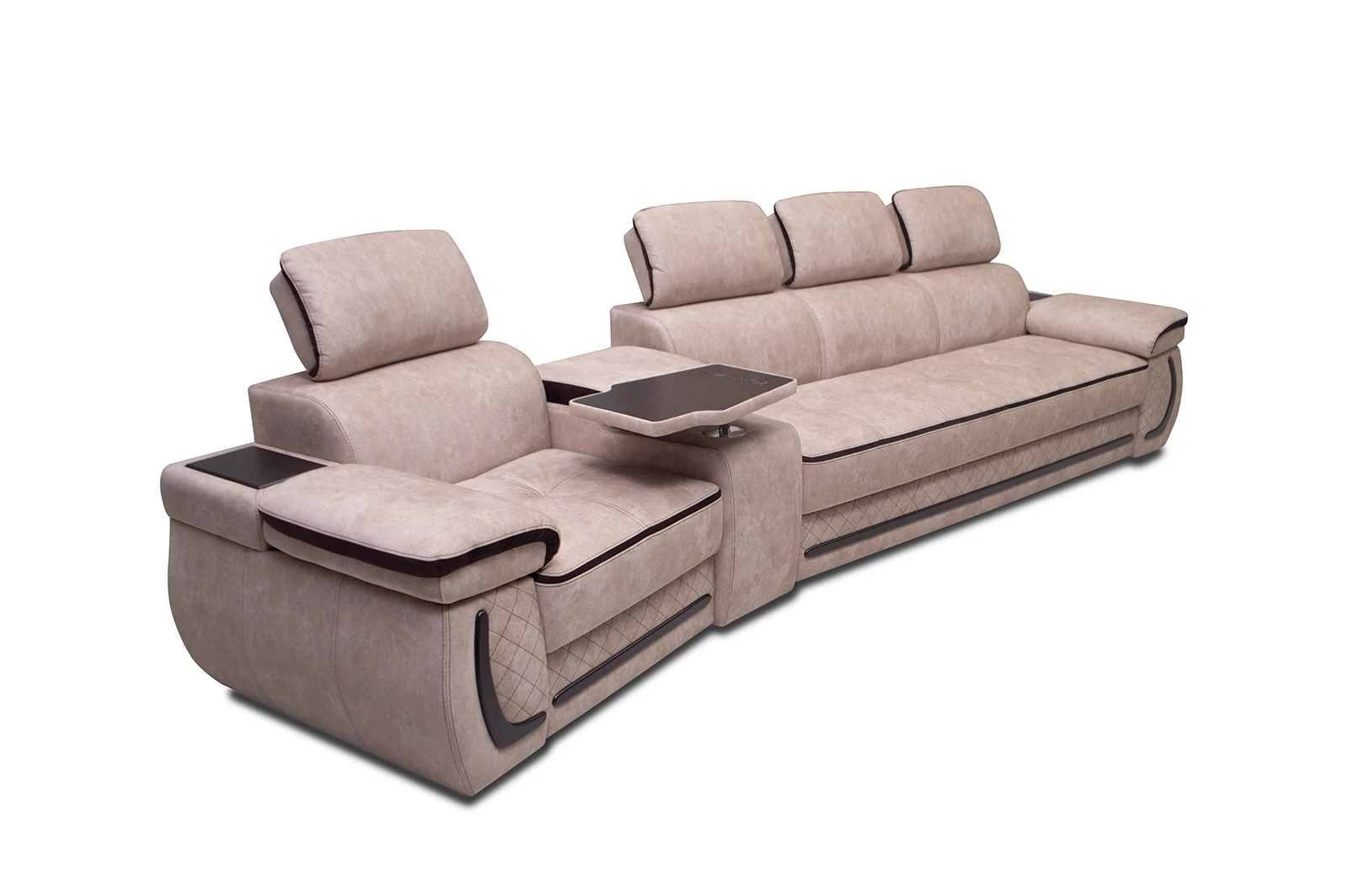 Угловой диван «Айпетри Делюкс» 30 беж – изображение 1