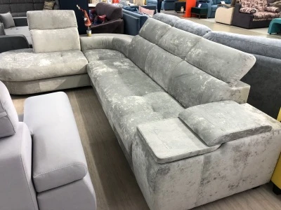 Угловой диван «Браво Комфорт» серый