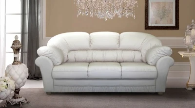 Прямой кожаный диван «Орландо»
