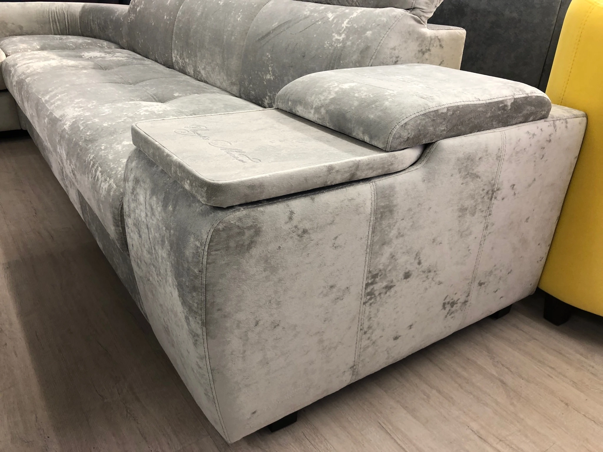 Угловой диван «Браво Комфорт» серый – изображение 3