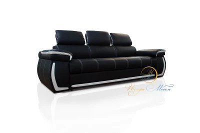 Прямой кожаный диван «Айпетри Делюкс» тройка